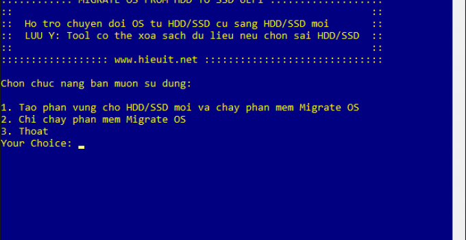 Migrate OS