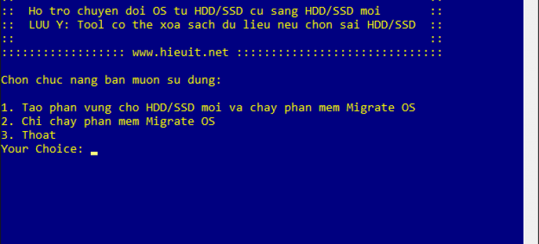 Migrate OS